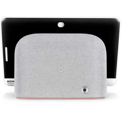 Midnight Black Google Home Hub Skin