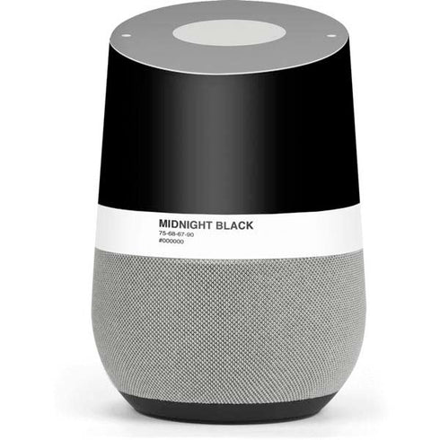 Midnight Black Google Home Skin