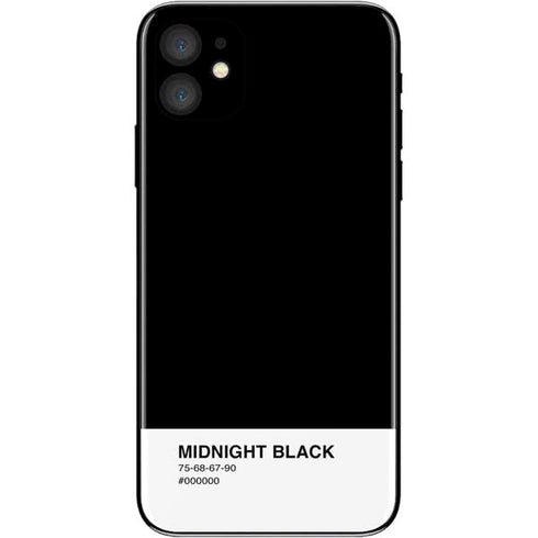Midnight Black iPhone 11 Skin