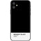 Midnight Black iPhone 11 Skin