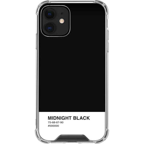 Midnight Black iPhone 12 Clear Case