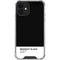 Midnight Black iPhone 12 Clear Case
