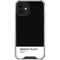 Midnight Black iPhone 12 Mini Clear Case