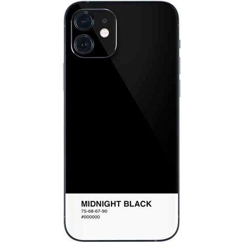 Midnight Black iPhone 12 Mini Skin