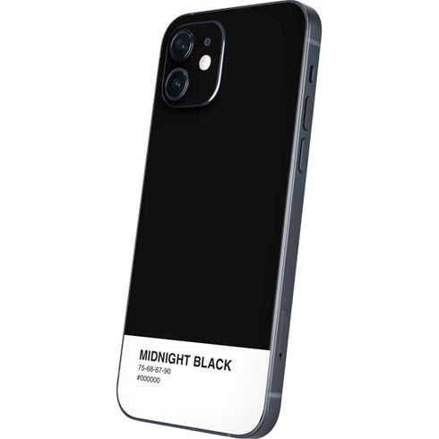 Midnight Black iPhone 12 Mini Skin