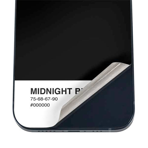 Midnight Black iPhone 12 Mini Skin