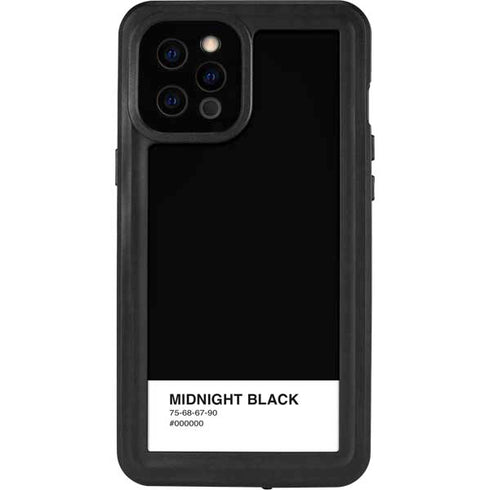 Midnight Black iPhone 12 Pro Max Waterproof Case