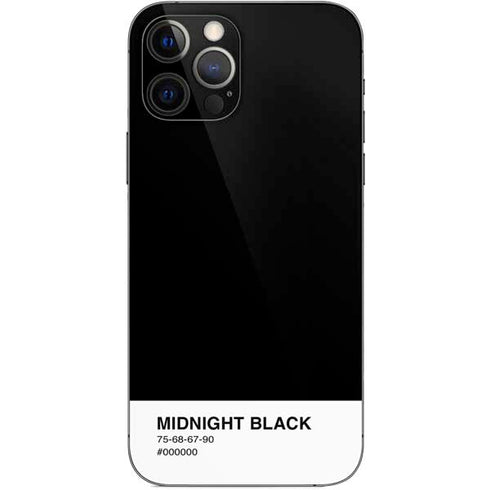 Midnight Black iPhone 12 Pro Skin