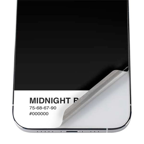 Midnight Black iPhone 12 Pro Skin