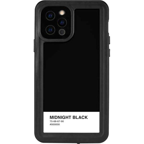 Midnight Black iPhone 12 Pro Waterproof Case