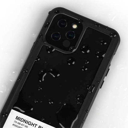 Midnight Black iPhone 12 Pro Waterproof Case