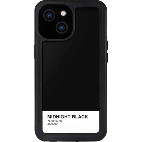 Midnight Black iPhone 13 Mini Waterproof Case