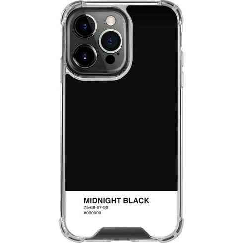 Midnight Black iPhone 13 Pro Clear Case