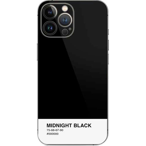 Midnight Black iPhone 13 Pro Max Skin