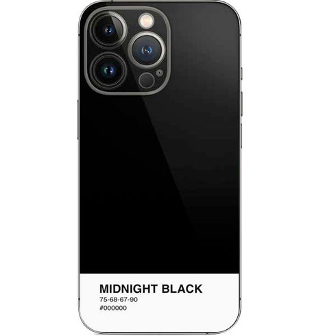 Midnight Black iPhone 13 Pro Skin