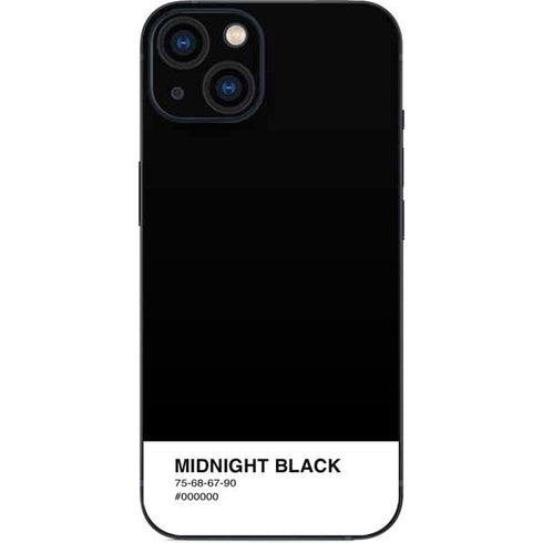 Midnight Black iPhone 13 Skin