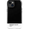 Midnight Black iPhone 15 Plus Impact Case