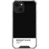 Midnight Black iPhone 14 Plus Clear Case