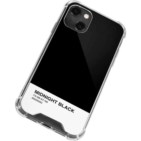 Midnight Black iPhone 15 Plus Clear Case
