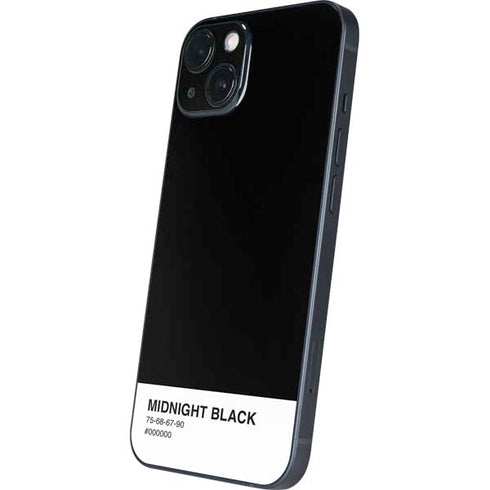 Midnight Black iPhone 15 Plus Skin