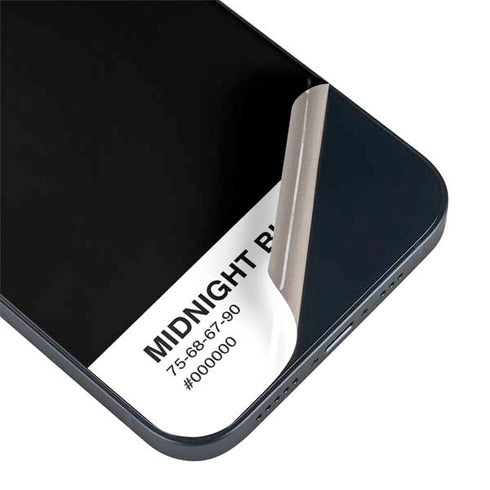 Midnight Black iPhone 15 Plus Skin