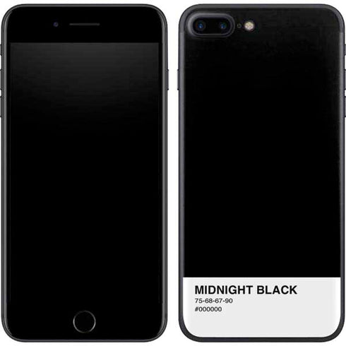 Midnight Black iPhone 8 Plus Skin