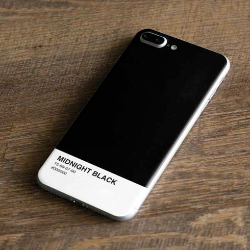 Midnight Black iPhone 8 Plus Skin