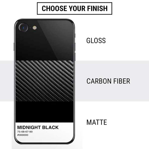 Midnight Black iPhone SE (2nd & 3rd Gen) Skin