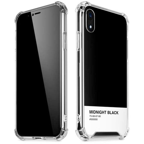 Midnight Black iPhone XR Clear Case
