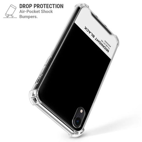 Midnight Black iPhone XR Clear Case