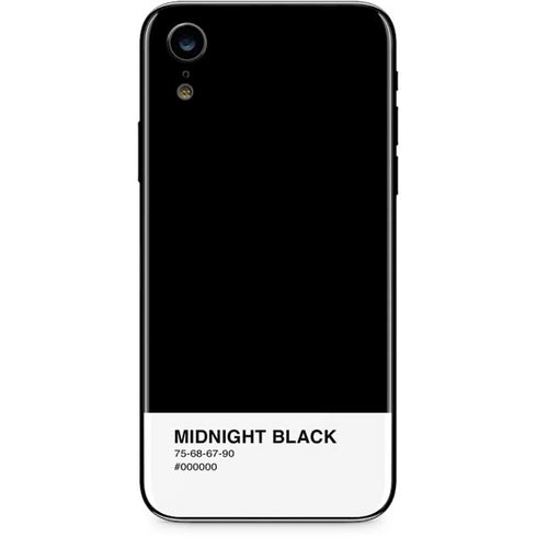 Midnight Black iPhone XR Skin