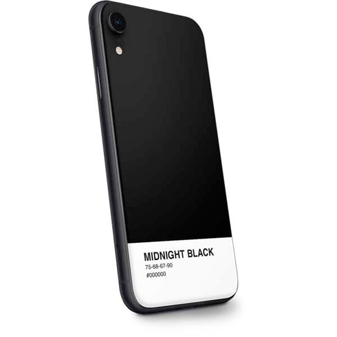 Midnight Black iPhone XR Skin