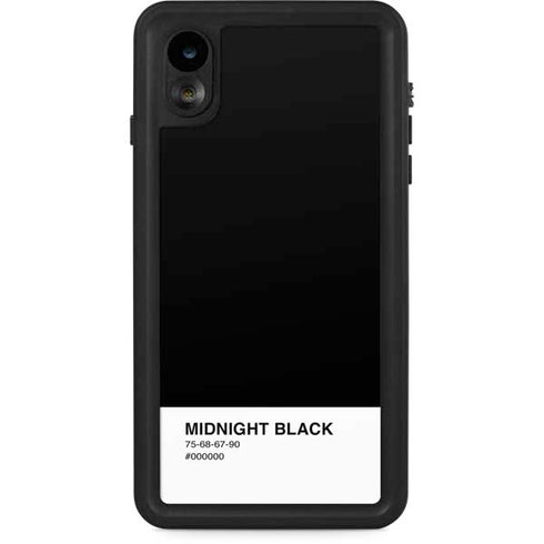 Midnight Black iPhone XR Waterproof Case