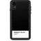 Midnight Black iPhone XR Waterproof Case