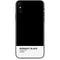 Midnight Black iPhone XS Skin
