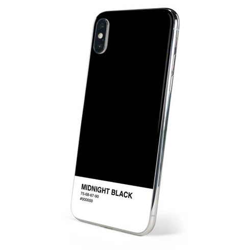Midnight Black iPhone XS Skin