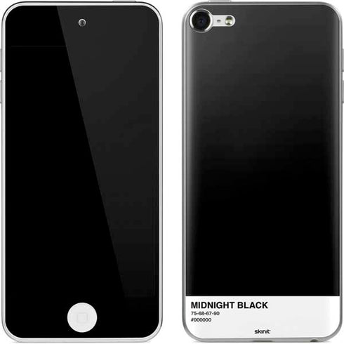 Midnight Black Apple iPod Skin