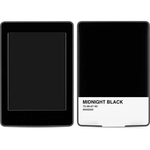 Midnight Black Amazon Kindle Skin