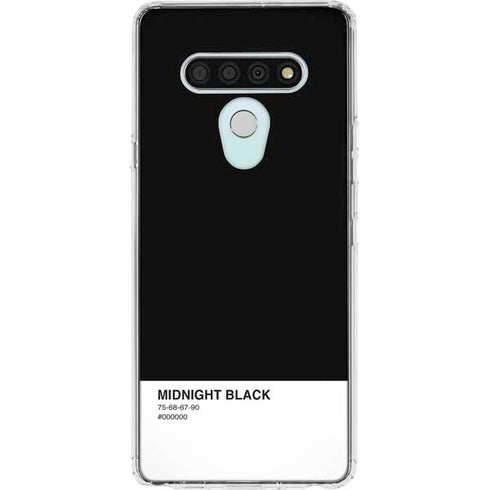 Midnight Black LG Stylo 6 Clear Case