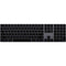 Midnight Black Magic Keyboard with Numeric Keypad Skin