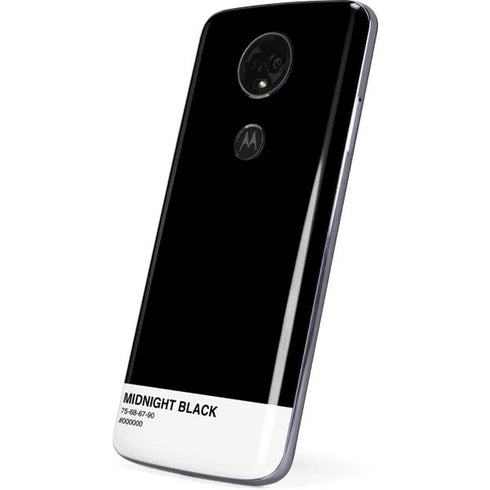 Midnight Black Moto E5 Plus Skin