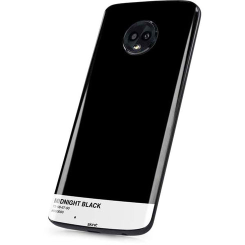 Midnight Black Moto G6 Skin
