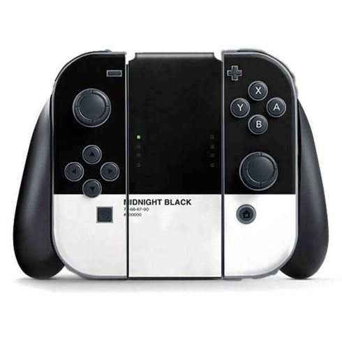 Midnight Black Nintendo Switch (2017-2021) Joy-Con Controller Skin
