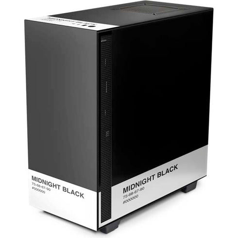 Midnight Black NZXT H510 Compact ATX Mid-Tower Case Skin