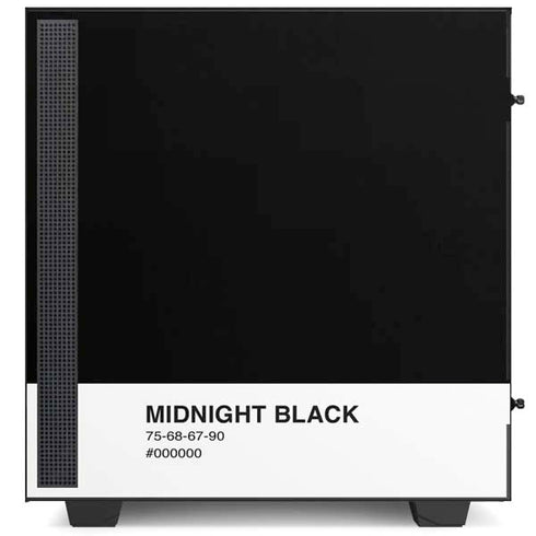 Midnight Black NZXT H510 Compact ATX Mid-Tower Case Skin