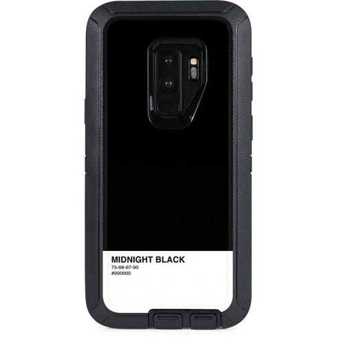 Midnight Black Otterbox Defender Galaxy Skin
