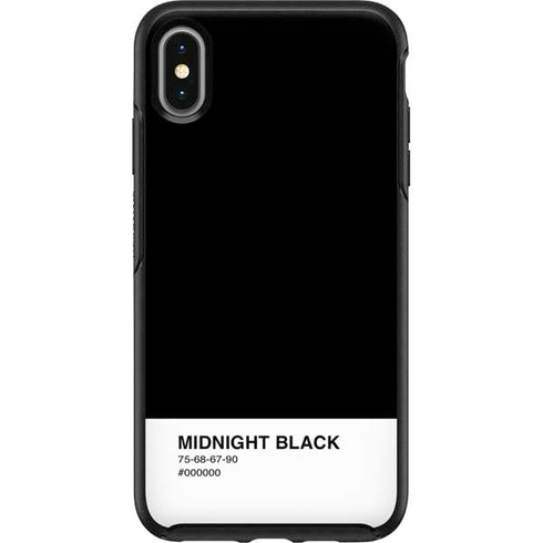 Midnight Black Otterbox Symmetry iPhone Skin