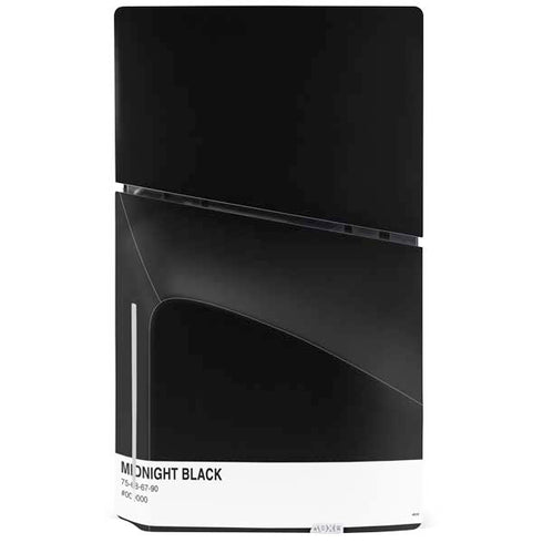 Midnight Black PS5 Slim Disk Console Skin