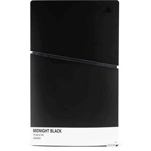 Midnight Black PS5 Slim Digital Edition Console Skin