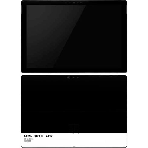 Midnight Black Surface Pro 6 Skin